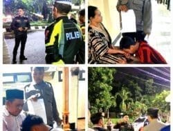 Patroli Malam Minggu Kapolsek Simokerto Amankan 6 Remaja Mabuk Di Kampung Seng