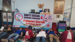 Bakti Sosial Donor Darah Relawan Buruh Sahabat Airin KSPSI Banten Berlangsung Lancar di Cikupa