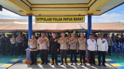 Wakapolda Papua Barat Berikan Arahan Kepada Personel Satgas OMP Mansinam III di Sorong