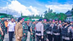 Danrem 151/Binaiya Selaku Dansatgas Hadiri Apel Gelar Pasukan PAM VVIP Dalam Rangka Kunker Wapres RI Ke Wilayah Maluku