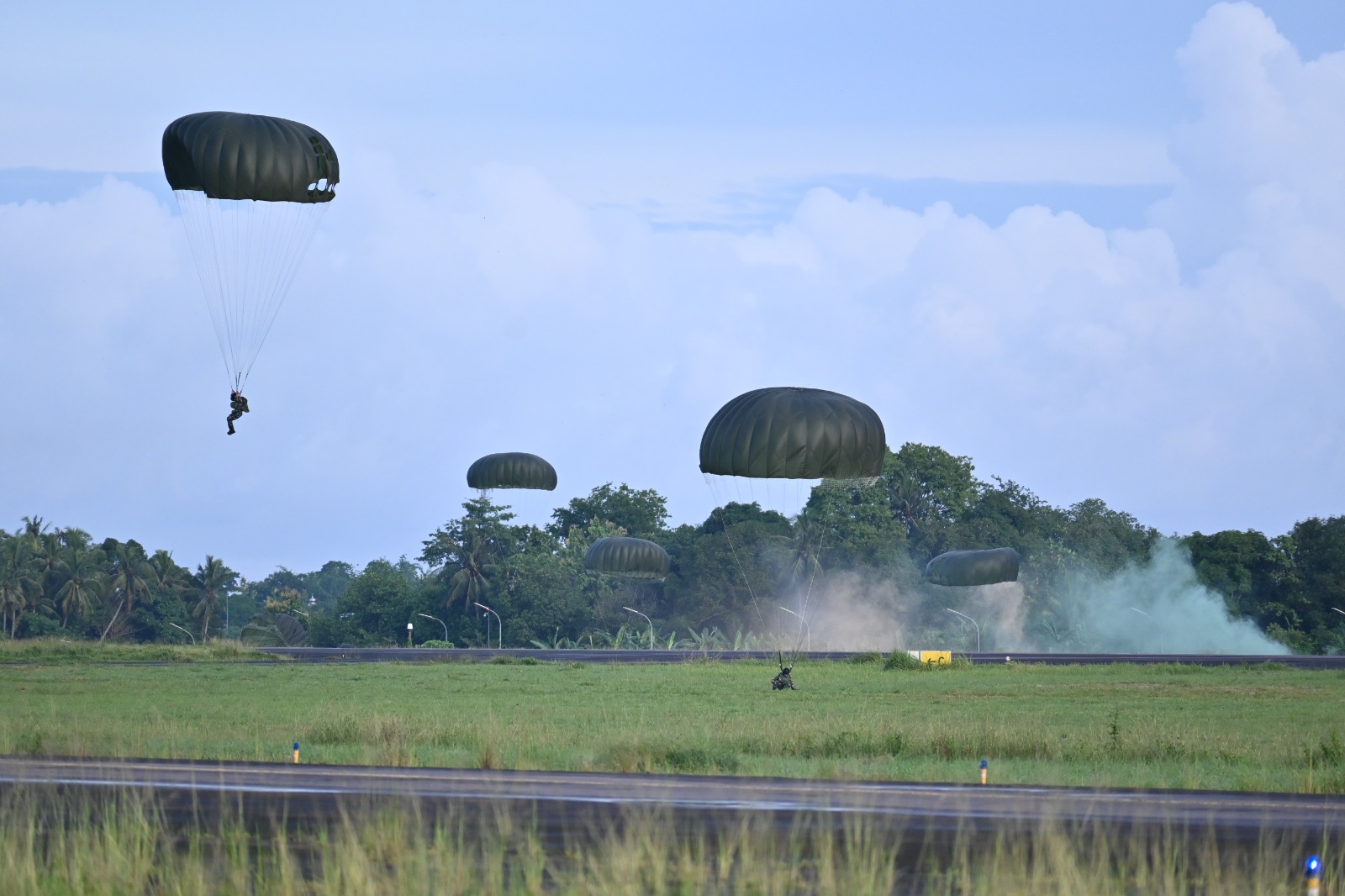 Lanud Sultan Hasanuddin Dukung Jungar Prajurit Wing Komando II Kopasgat