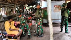 Menjaga Sehat dan Aman, Pos TNI melaksanakan Kesehatan Keliling di Perbatasan Papua