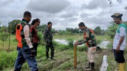 Tingkatkan Hasil Produksi Pertanian, Anggota Koramil Lakukan Pengecekan Lokasi Sumur Bor