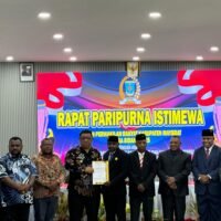 Rapat Paripurna Istimewa DPRK Maybrat: Pengumuman dan Penetapan Pasangan Calon Bupati dan Wakil Bupati Terpilih untuk Periode 2025-2030