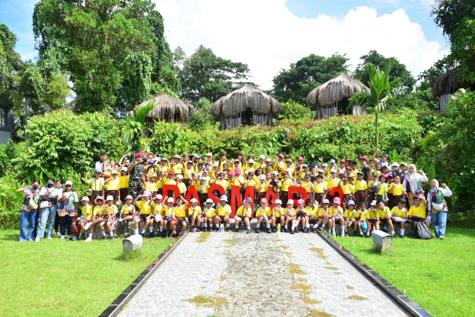 Ingin Mengenal Dekat Korps Marinir, Murid Sekolah Cinta Kasih Kunjungi, Mako Pasmar 3