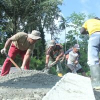 Sinergitas TNI-Polri Dalam TMMD Ke-123 Kodim 1510/Sula