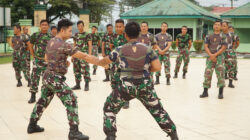 Tingkatkan Keterampilan Prajurit, Kodim 0906/Kkr Lakukan Latihan Bela Diri Taktis