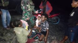 Aksi Heroik, Satgas Yonif 715/Mtl Bantu Evakuasi Anak Papua ke RS