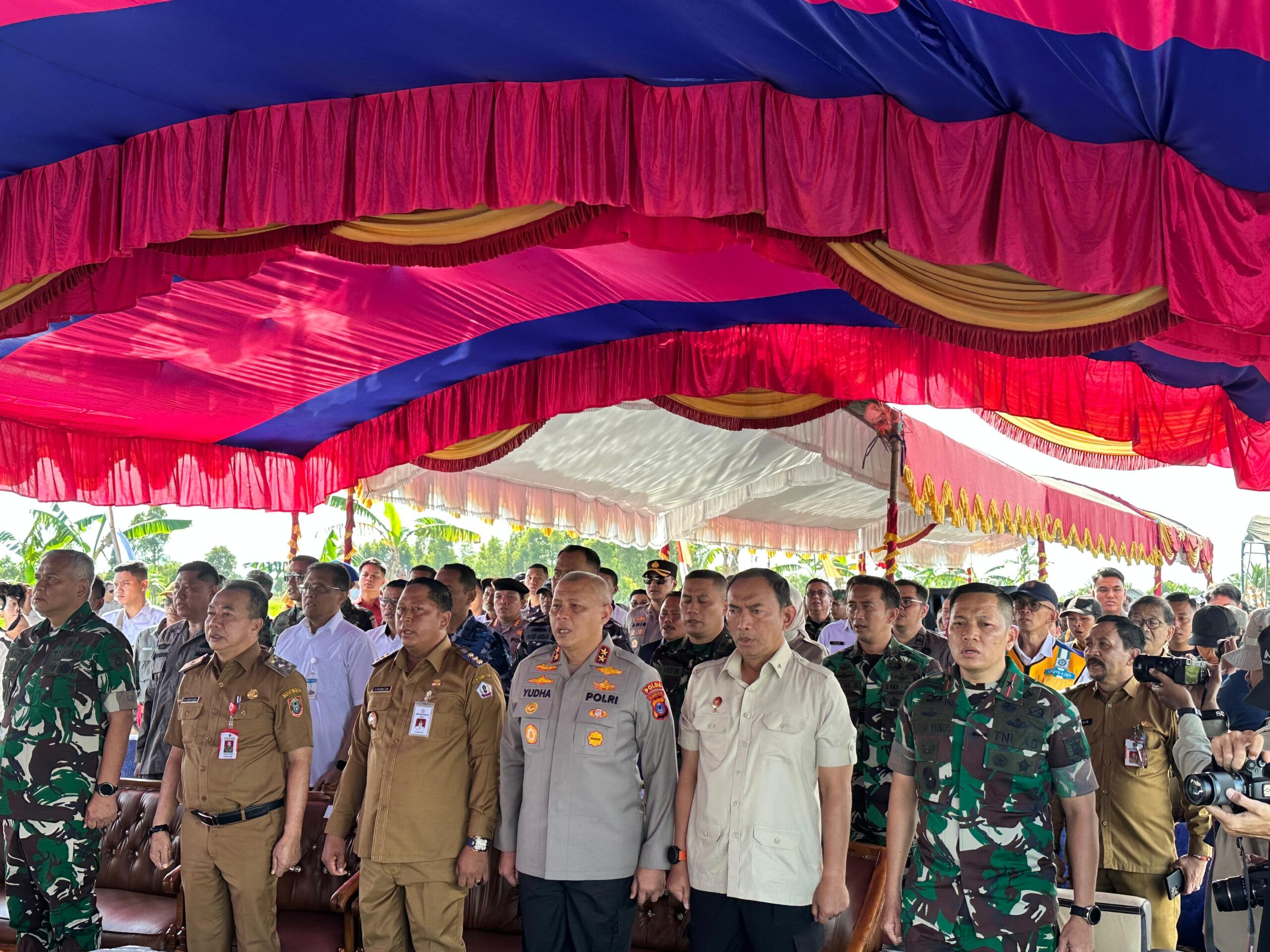 Danrem 101/Antasari Hadiri Panen Raya dan Tanam Serentak Nasional