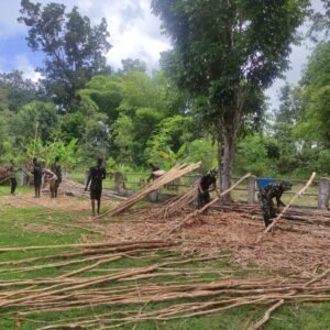 Satukan Karya, Eratkan Hati: TNI dan Masyarakat Bangun Rumah Adat Rawabiru