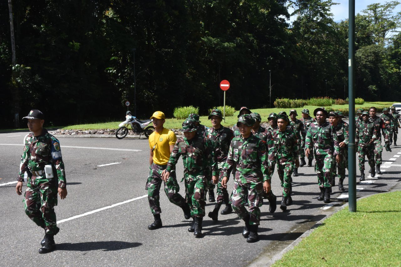 Bina Fisik Prajurit, Kodim 1710/Mimika Gelar Latihan Hanmars Program PSJM TA 2025