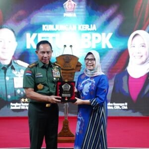 Perkuat Sinergitas, Panglima TNI Terima Kunjungan Ketua BPK RI di Mabes TNI