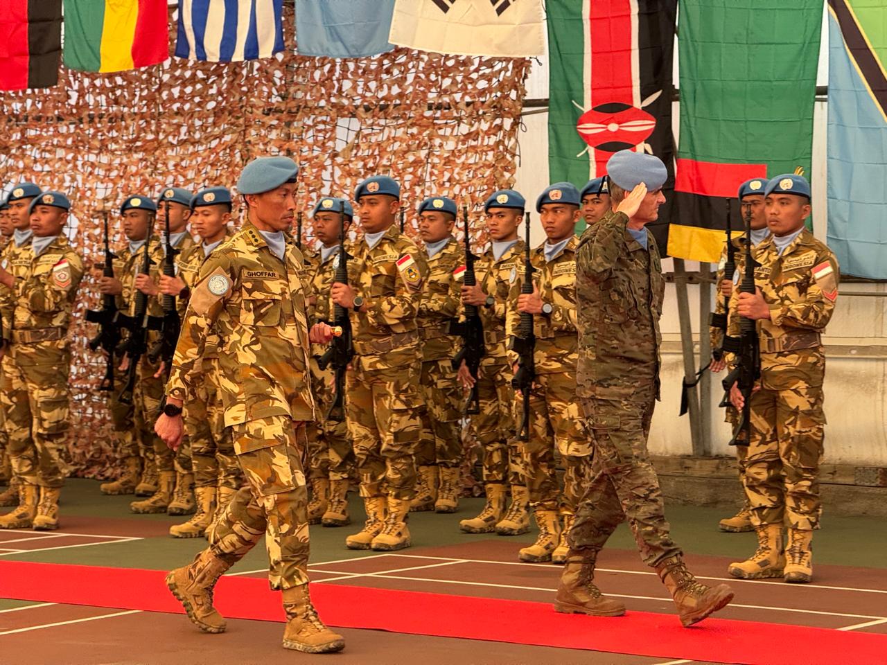 Lanjutkan Tugas, Satgas TNI Konga UNIFIL Laksanakan Transfer of Authority