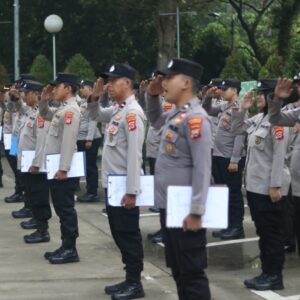 Wakapolresta Tangerang Pimpin Apel Pagi, Tekankan Kedisiplinan dan Larangan Narkoba