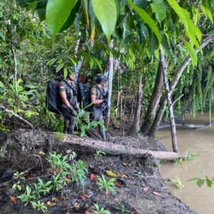 Penyisiran Zona Merah oleh SAR Korps Brimob Polri di Lokasi Hilangnya Iptu Tomi Marbun