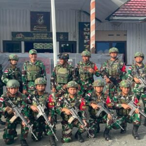 Jelang Purna Tugas, ‎Danrem 173/PVB Kunjungi dan Beri Apresiasi Personel Yang Ada di Pos-Pos Satgas Yonif 715/Mtl