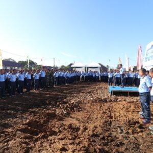 Memotivasi Prajurit Miliki Rumah Non Dinas, Danlanud Sultan Hasanuddin Tinjau Lokasi Perumahan Subsidi Di Maros