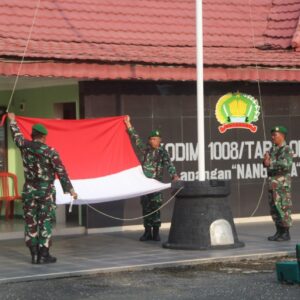 Upacara Bendera Merah Putih Kodim 1008/Tabalong, Tumbuhkan Semangat Nasionalisme