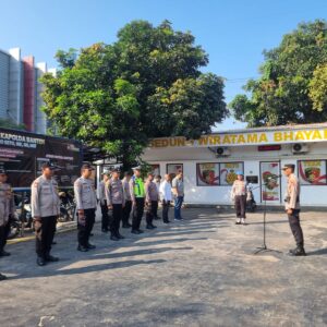 Personel Polsek Cikupa Gelar Apel Pagi dan Laksanakan Pengecekan Tahanan