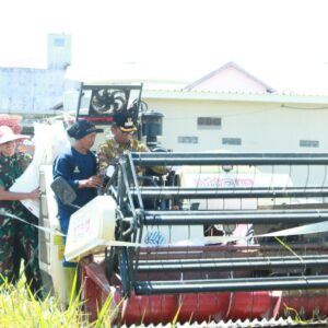 Dandim 1008 Tabalong Hadiri Panen Raya Serentak, Dukung Ketahanan Pangan