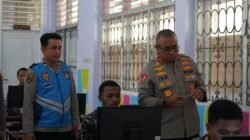 Kapolda Papua Barat Tinjau Langsung Tes CAT Bintara Polri 2025, Pastikan Seleksi Bersih dan Transparan