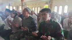 TNI Manunggal Membangun Desa TMMD ke-124, Satgas TMMD Ibadah Bareng Warga