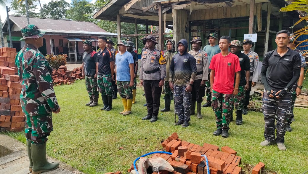 TMMD Ke-124 di Sorong: Pasiter Kapten Suyatno Tegaskan Komitmen Jaga Nama Baik TNI di Tengah Masyarakat
