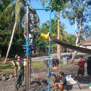 “Air Bersih untuk Masa Depan” Mengatasi Kesulitan Masyarakat Melalui Program TMMD Ke-124 Kodim 1501/Ternate