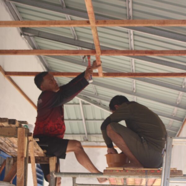 TMMD Kodim 1009/Tanah Laut Rehab Mushola Darul Huda Batu Ampar