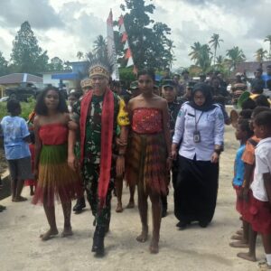 Brigjen TNI Agus Firman Tinjau TMMD di Yeflio: Pastikan Program Sentuh Kebutuhan Rakyat