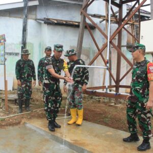 Tim Wasev TNI AD Tinjau TMMD Ke-124 Kodim 1009 Tanah Laut