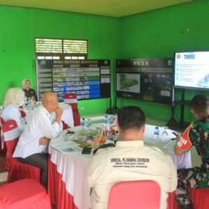 Dansatgas TMMD Ke-124 Kodim 1009/Tla Paparkan Progres 70 Persen ke Wasev