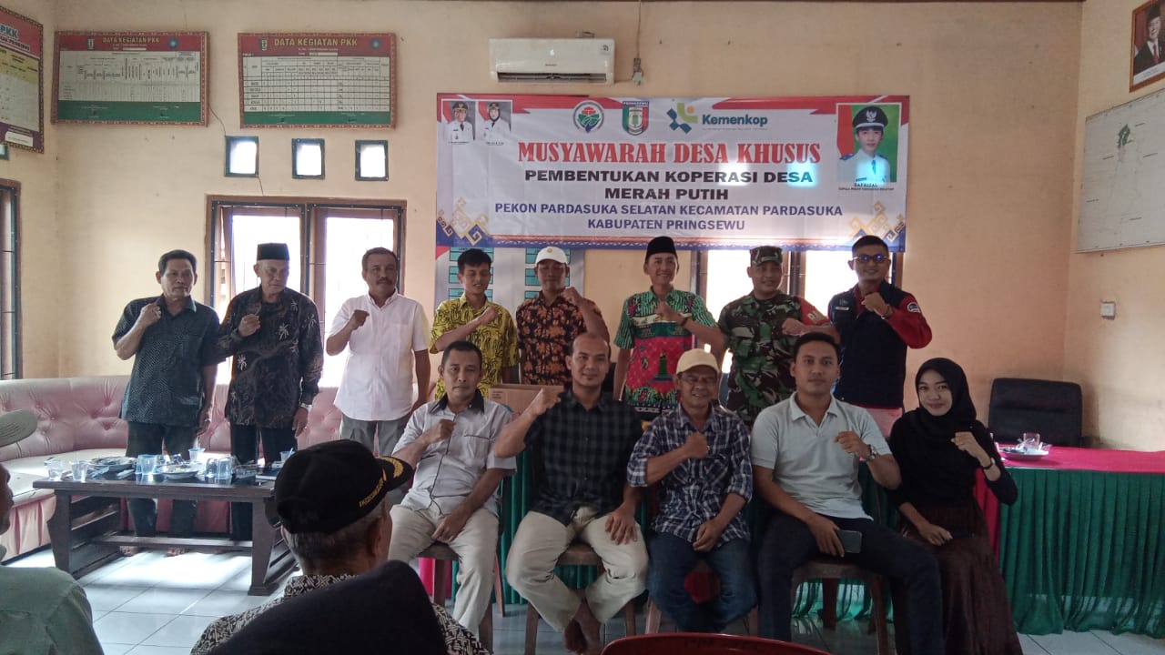 Koperasi desa Merah putih Pardasuka Selatan Kecamatan Pardasuka (Kios Usaha Tani) Tahun 2025