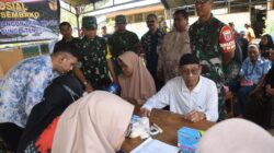 Itjenad Kunjungi Satgas TMMD 124, Gelar Baksos di Haruyan