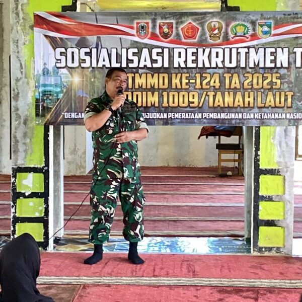 Semangat Siswa SMAN 1 Batu Ampar Sambut Sosialisasi TNI-AD