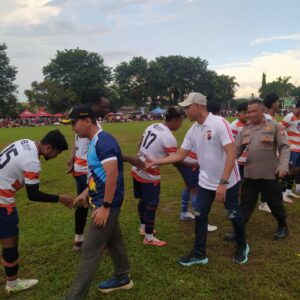 Kapolsek Cikupa Dampingi Komandan Denrudal Tutup Turnamen Champions Rudal Cup 2025