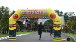 Letkol Marinir Helilintar Pimpinan Puluhan Prajurit Yonmarhanlan XIV Ikut Hanmars Sejauh 16 Kilometer Semarak HUT ke-7 Pasmar 3