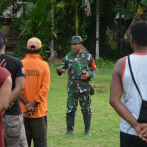 Danki Satgas TMMD Ke-124 Kodim 1802/ Sorong, Laksanakan Apel Evaluasi Pelaksanaan Kegiatan