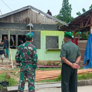 Danrem 181/PVT Tinjau Progres Program TMMD Ke-124 Kodim 1802/Sorong