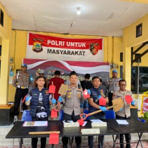 Terlibat Penambangan Emas Tanpa Izin, Lima orang Masyarakat diamankan Polres Kaimana beserta sejumlah Barang bukti