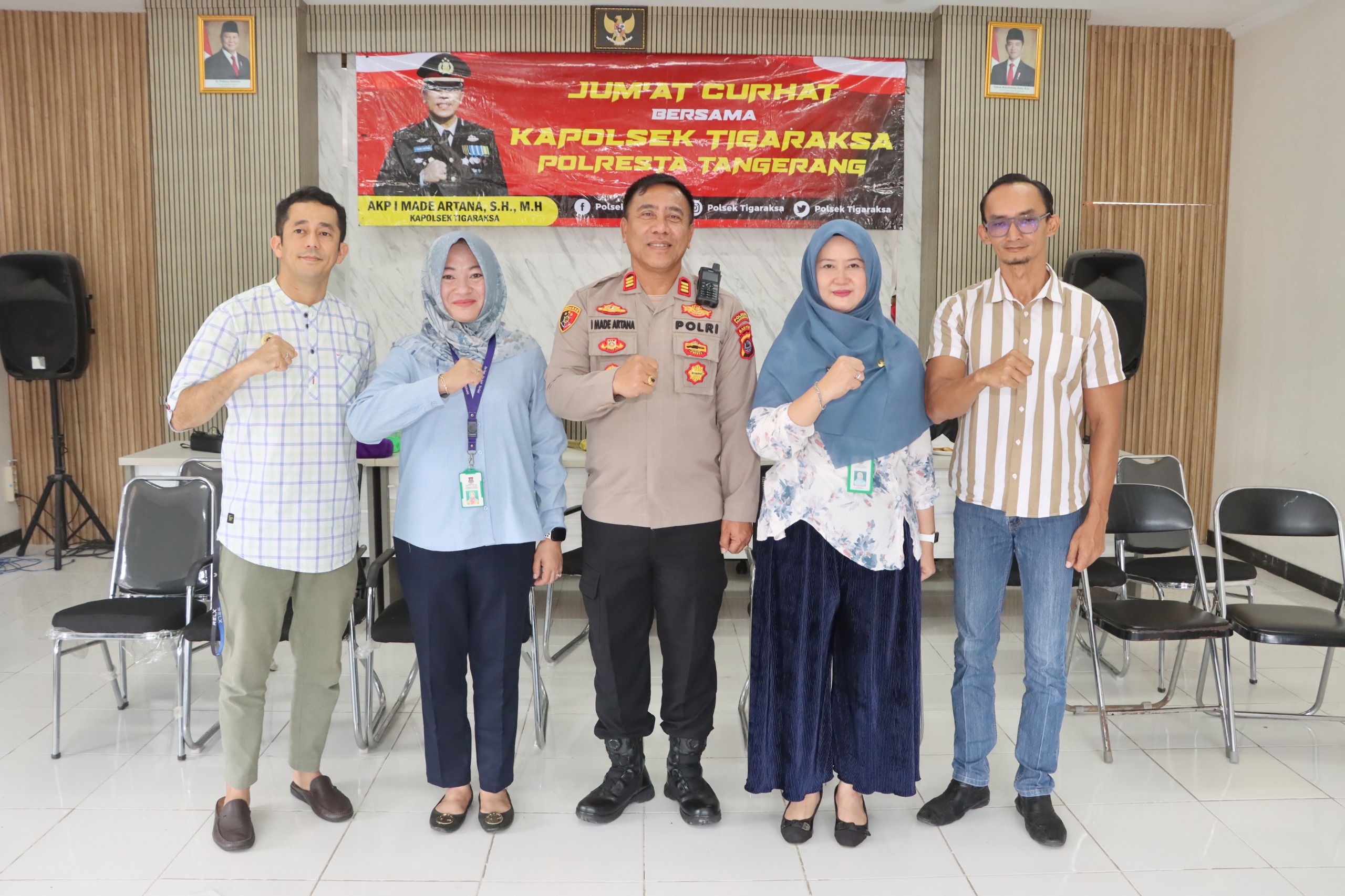 Polsek Tigaraksa Gelar Jum’at Curhat, Wadah Aspirasi dan Kolaborasi dengan Masyarakat