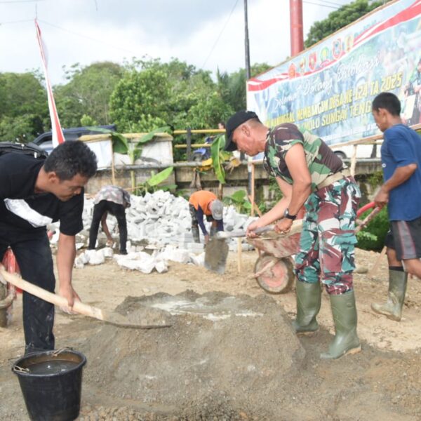TMMD ke-124 Kodim 1002/HST Genjot Pembangunan Jalan Desa Terpencil