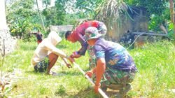 TMMD Kodim 1009/Tanah Laut Pasang Instalasi Pipa Sumur Bor Bersih