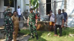 Dansatgas TMMD Kodim 1501/Ternate Tinjau Lokasi dan Progres Pengerjaan TMMD