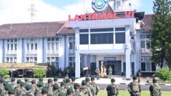 Danlanud Sultan Hasanuddin Hadiri Upacara Penyambutan Satgas Pamtas RI-PNG Yonif 432/WSJ