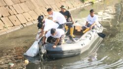 Hari Lingkungan Hidup, Lantamal VI Ikuti Aksi Bersih Kanal