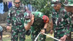 Air Mengalir Untuk Kehidupan. Satgas TMMD Kodim 1501/Ternate Berhasil Membuat Sumur Bor Air Bersih di Desa Guaria