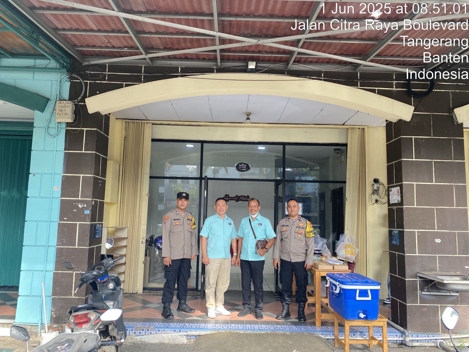 Polsek Cikupa Amankan Ibadah Kebaktian Minggu Sejumlah Gereja di Wilayah Hukumnya