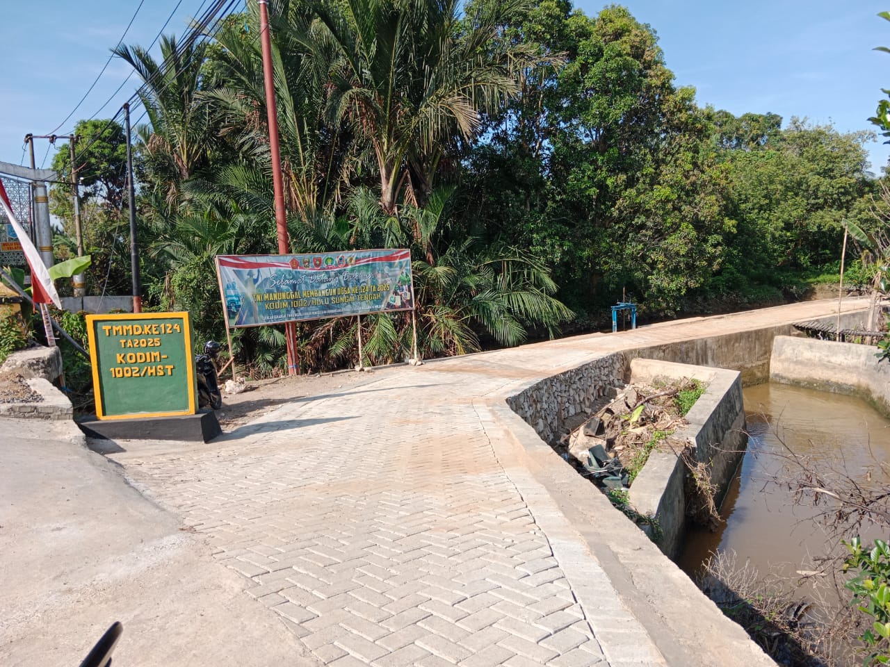 TMMD Ke-124 HST Rampungkan Jalan 1030 Meter di Pengambau Hilir
