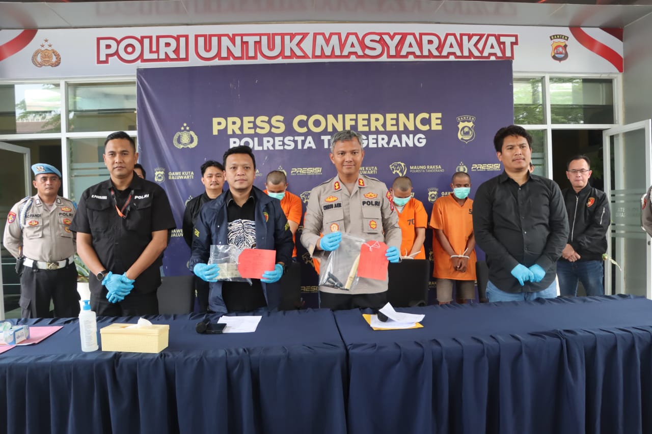 Polresta Tangerang Tangkap Pelaku Curanmor yang Membuat Resah Masyarakat di Cikupa